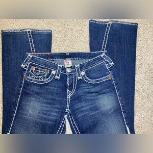 True Religion Dark Blue Boot Cut Jeans